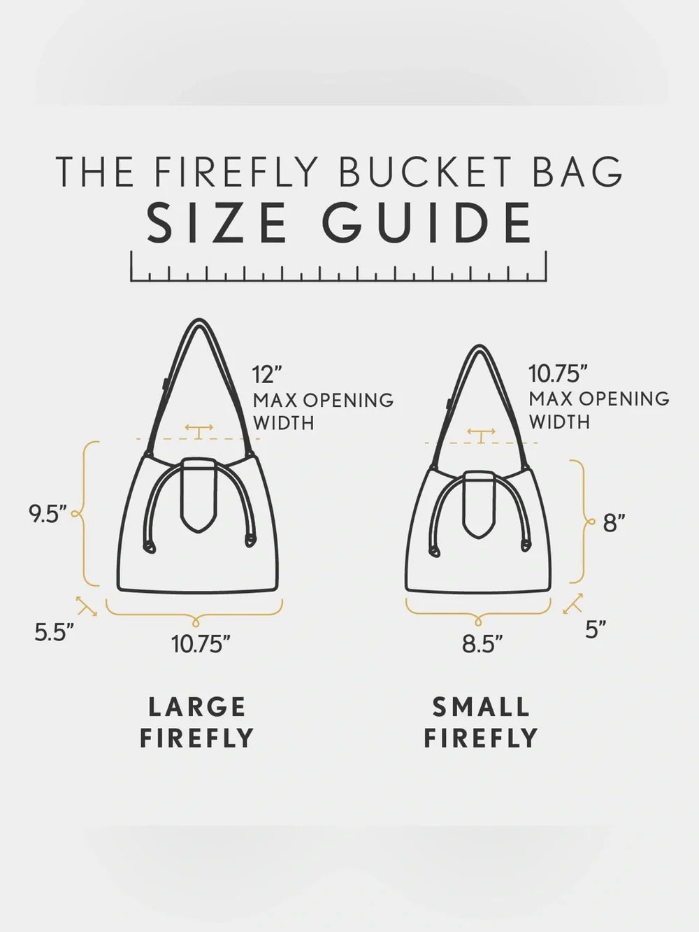 Portland Leather Goods Firefly Small Drawstring Bucket Bag Sienna Brown